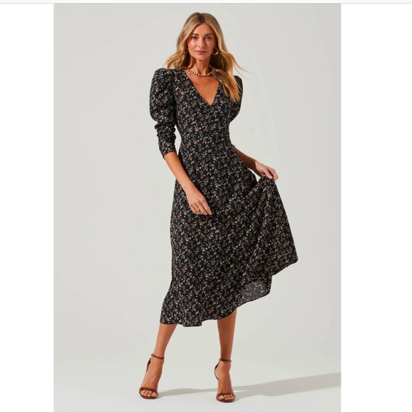 Anthropologie x BHLDN Gabriella A-Line Duchess Satin Midi Dress Anthropologie x BHLDN Gabriella A-Line Duchess Satin Midi Dress